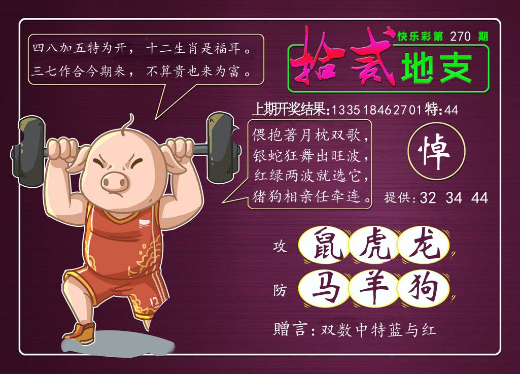 十二地支 第270期