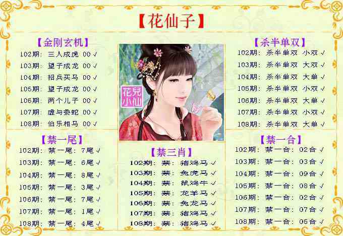 花仙子 第108期