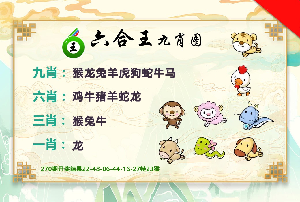 六合王九肖图 第270期