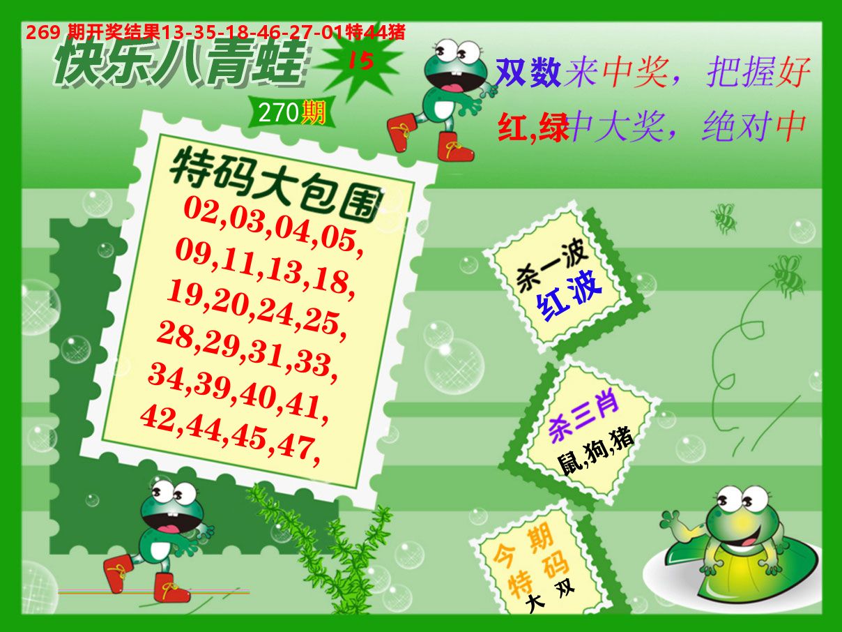 青蛙系列15 第270期