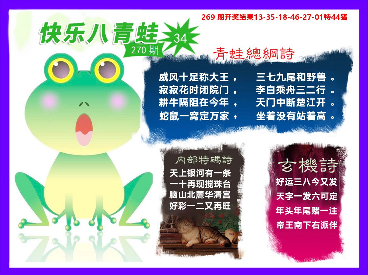 青蛙系列34 第270期