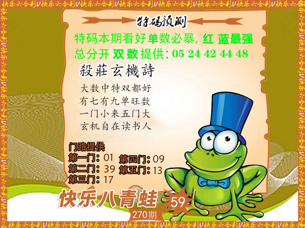 青蛙系列59 第270期