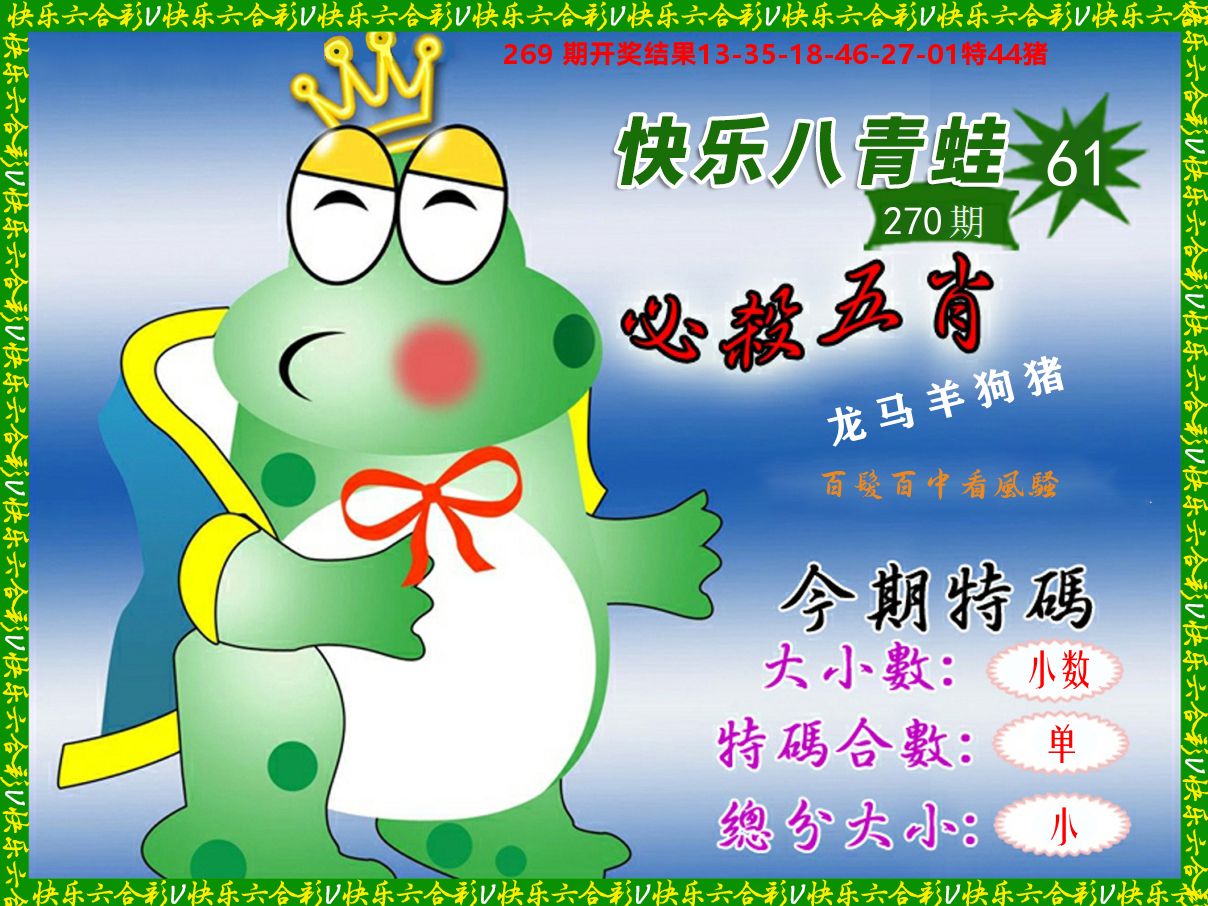 青蛙系列61 第270期