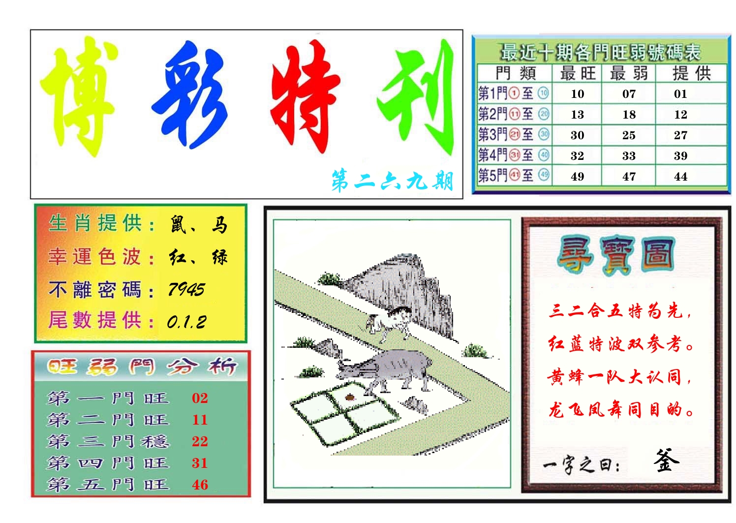 博彩特刊 第270期
