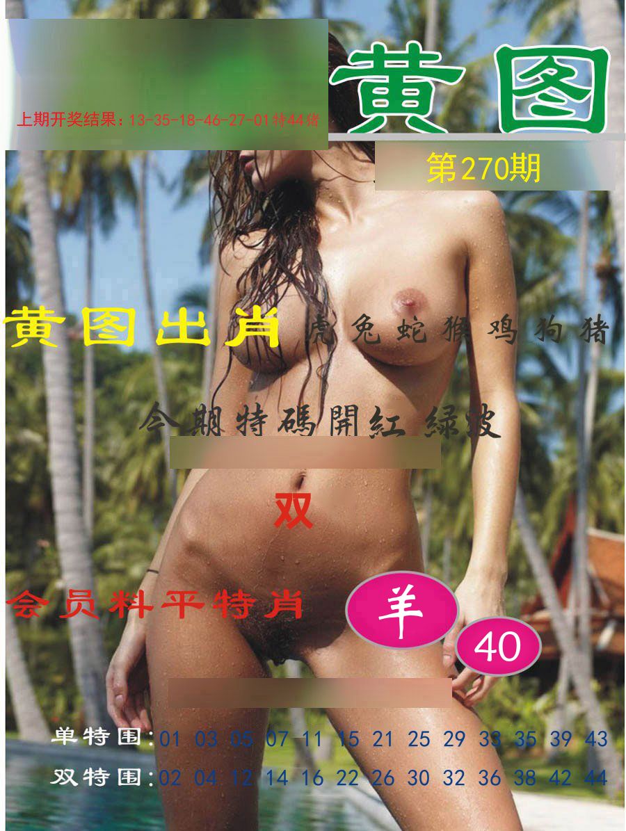 黄图出肖 第270期