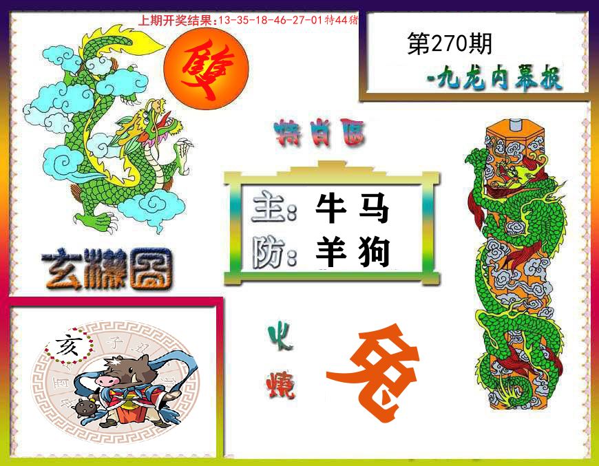 九龙内幕报 第270期
