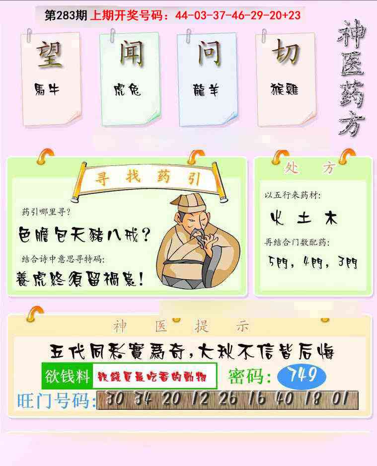 神医药方 第283期