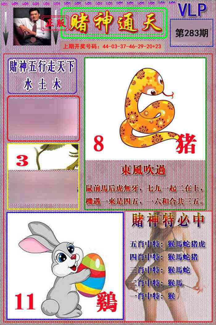 赌神通天报 第283期