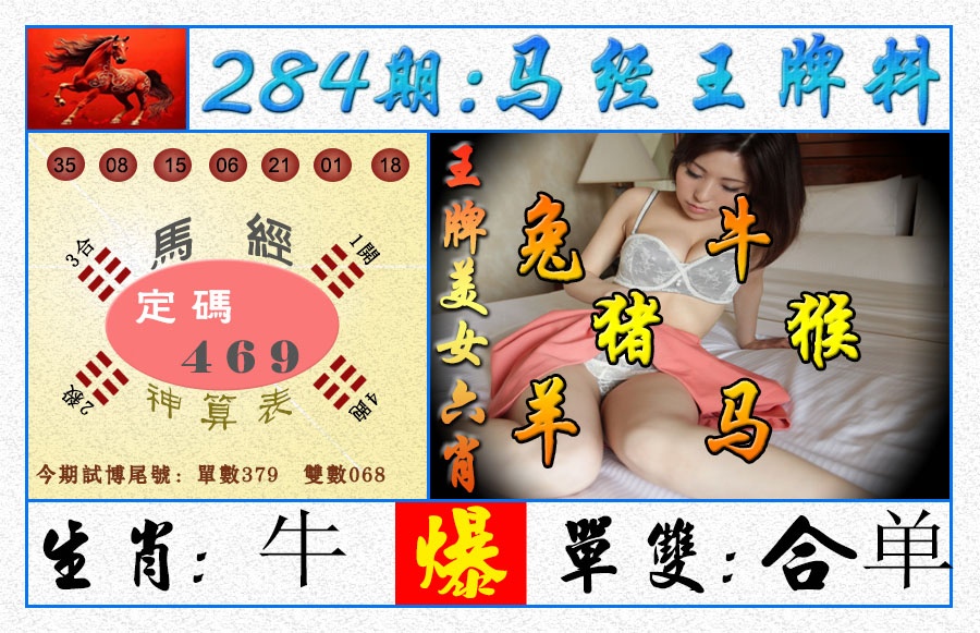 王牌料 第284期