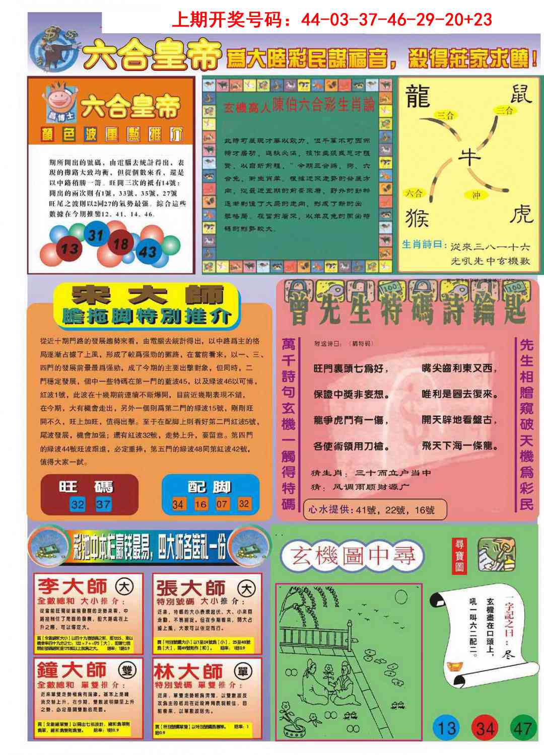 六合皇帝B 第283期