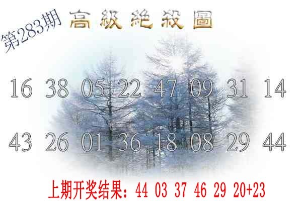 高级内部绝杀 第283期