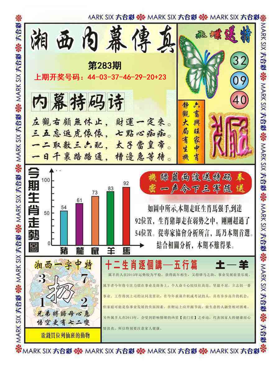 湘西内幕传真A 第283期