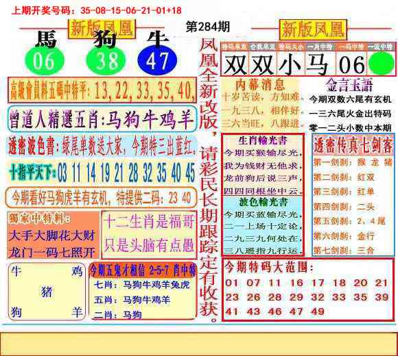 二代凤凰报 第284期