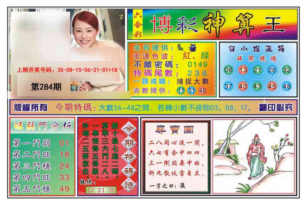 博彩神算王 第284期