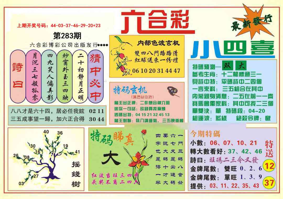 小四喜 第283期