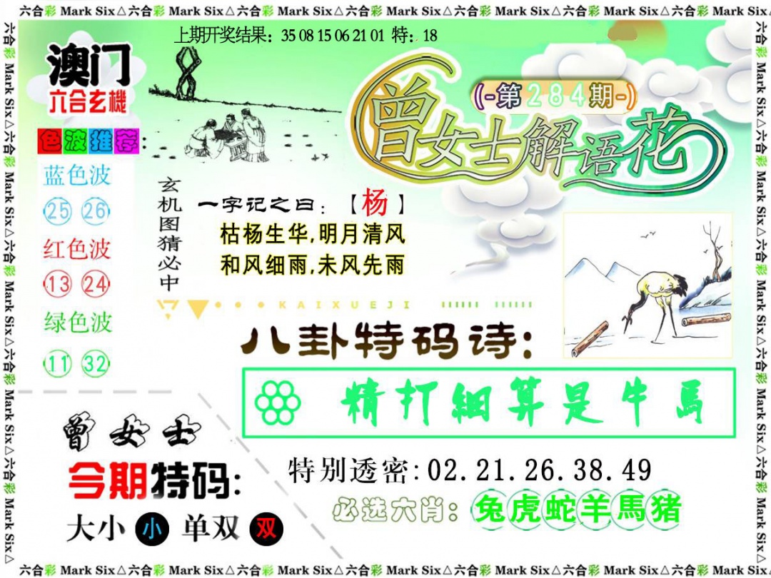 曾女士解语花 第284期