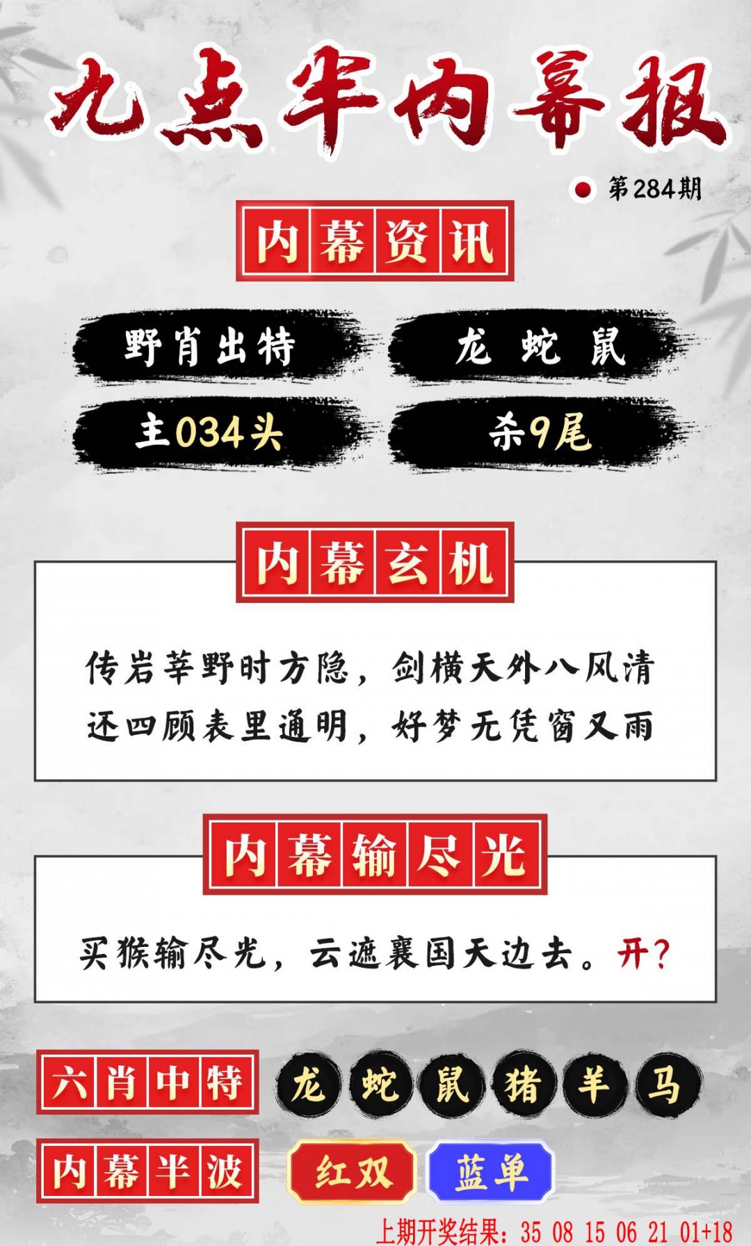 九点半内幕报 第284期