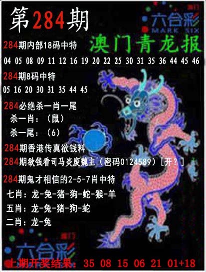 青龙报 第284期