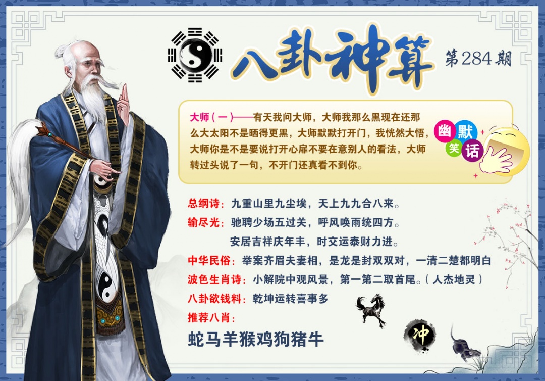 八卦神算 第284期