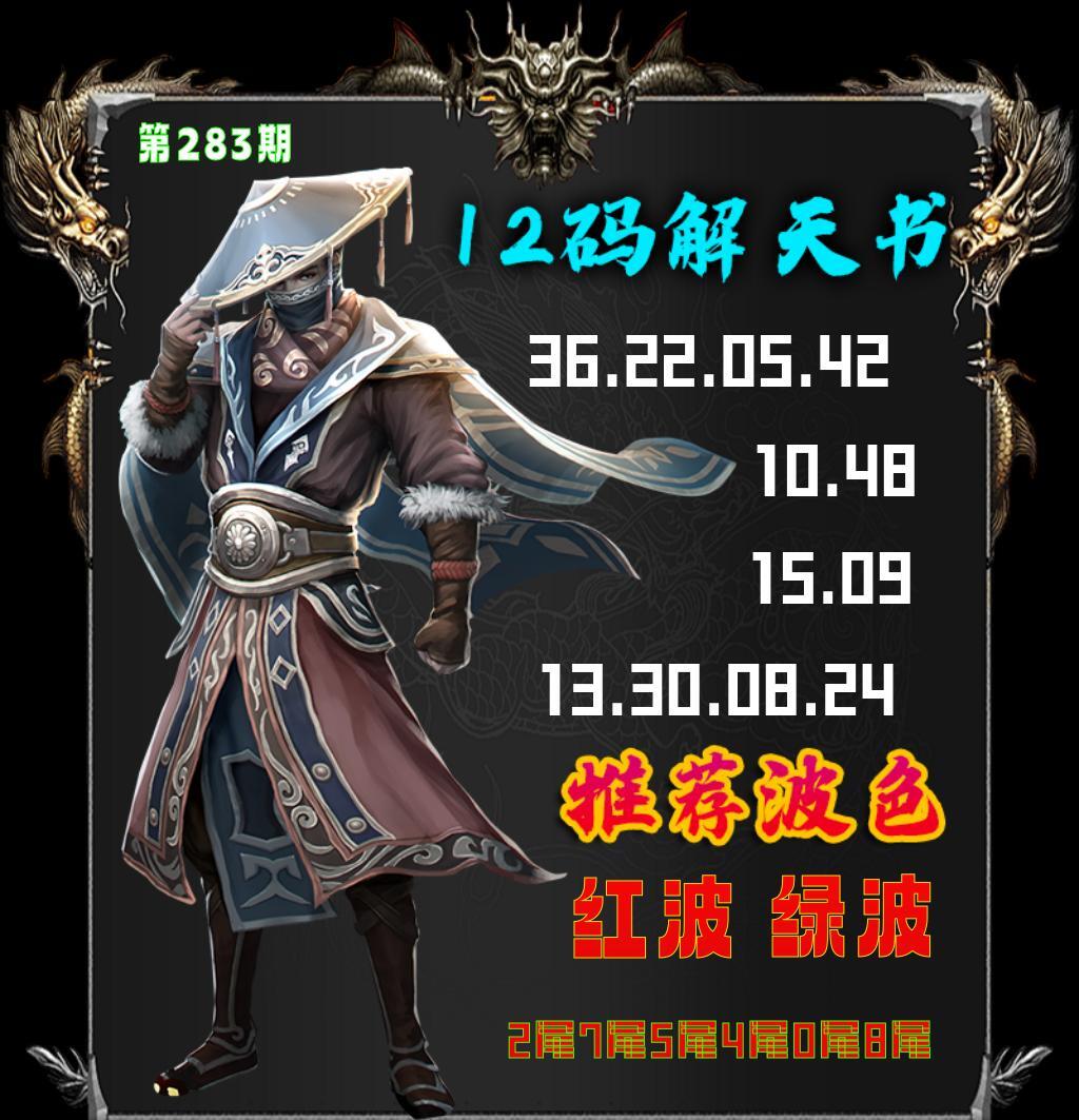 12码解天书 第283期