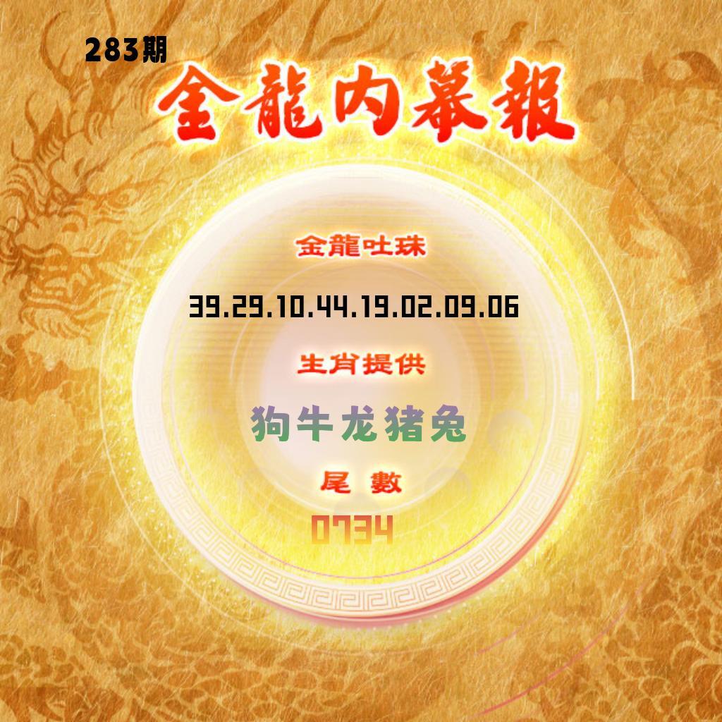 金龙内幕报 第283期