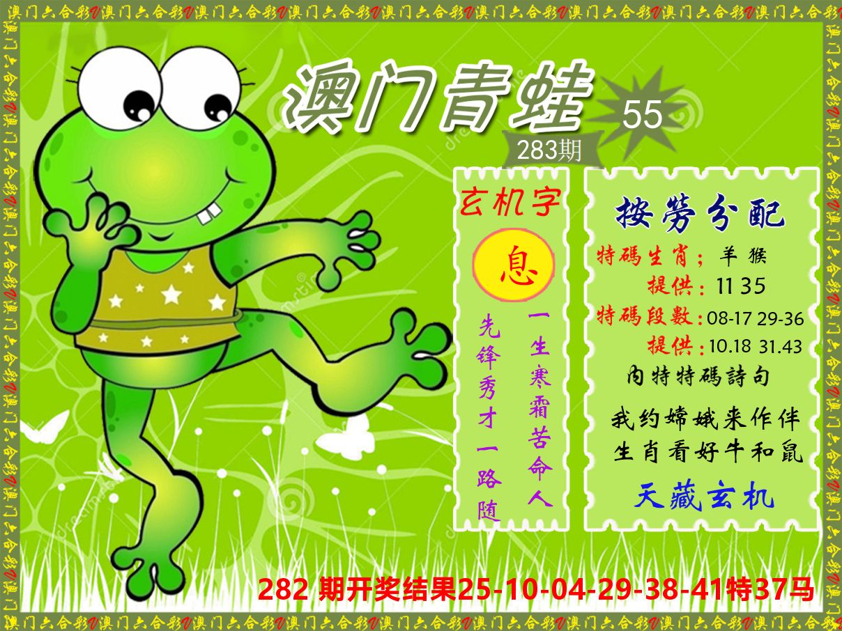 青蛙系列55 第283期