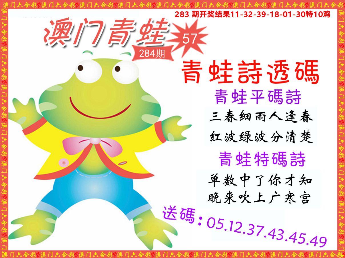青蛙系列57 第284期