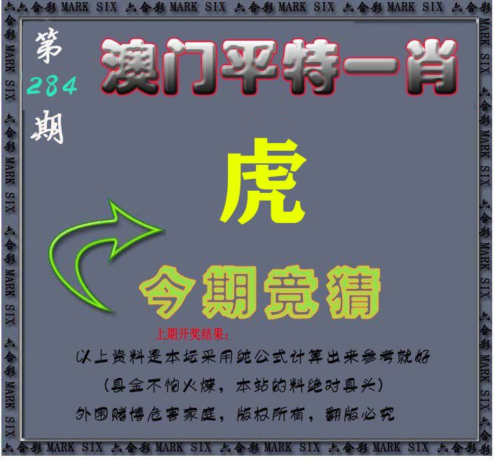 今期竞猜 第284期