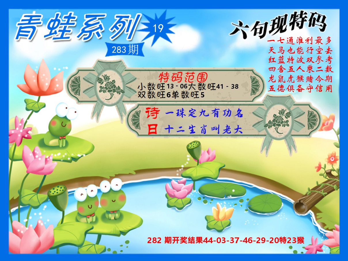 青蛙系列19 第283期