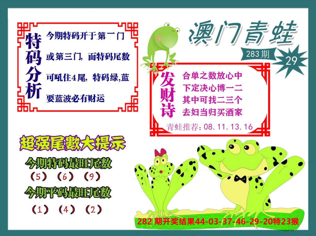 青蛙系列29 第283期
