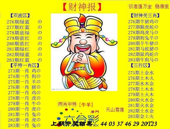 黄财神 第283期