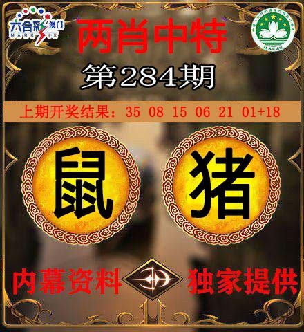 两肖中特 第284期