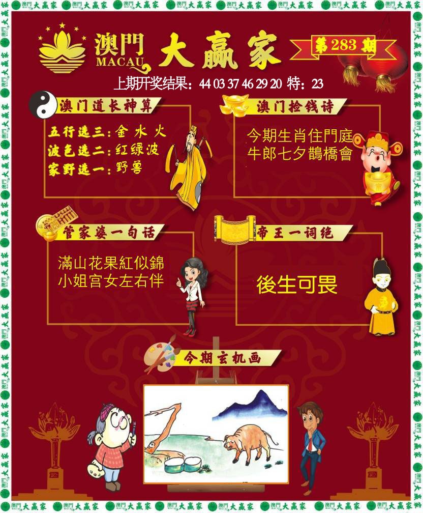 大赢家 第283期