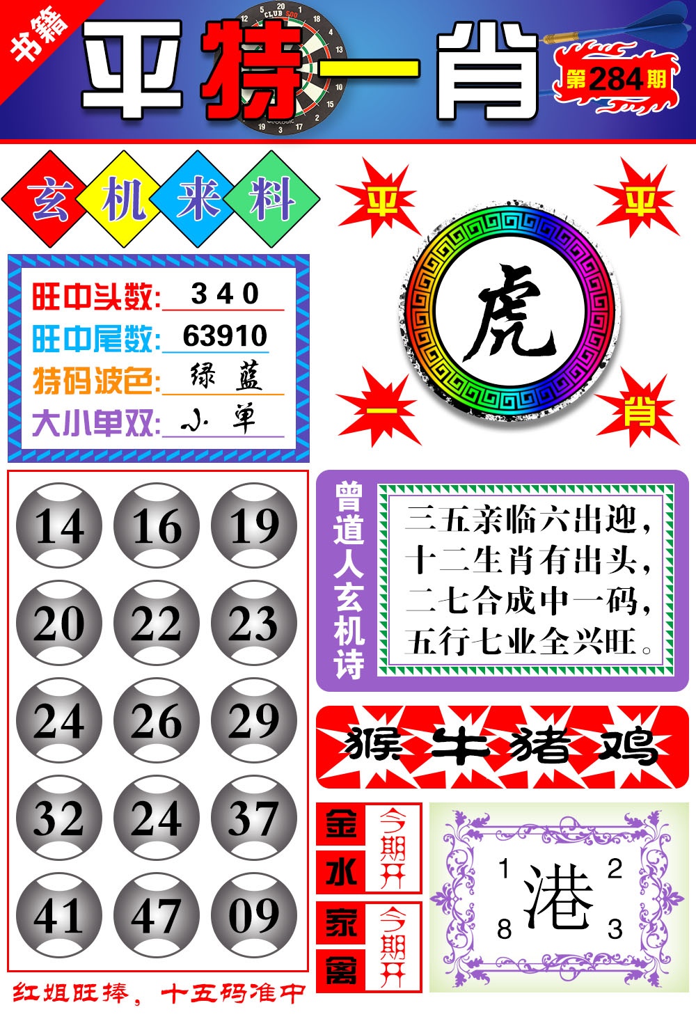 澳门玄机来料 第284期