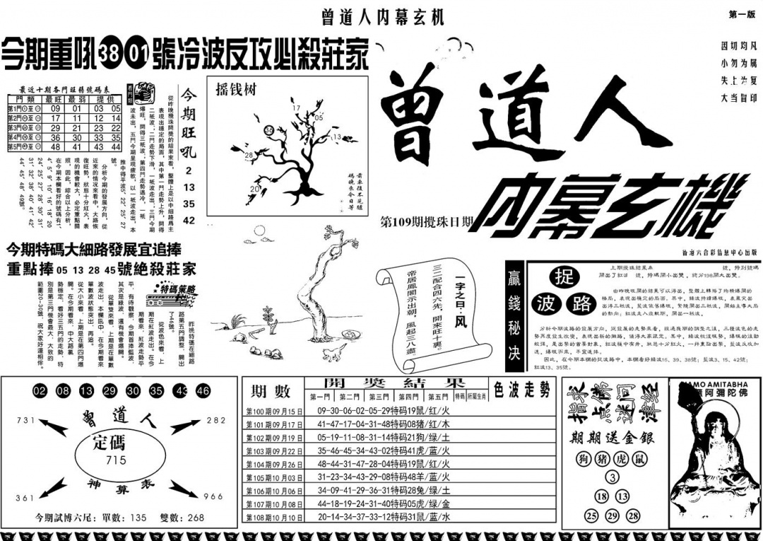 另内幕A 第109期